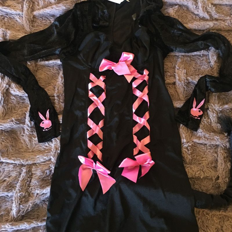 Black Playboy Costume Dress