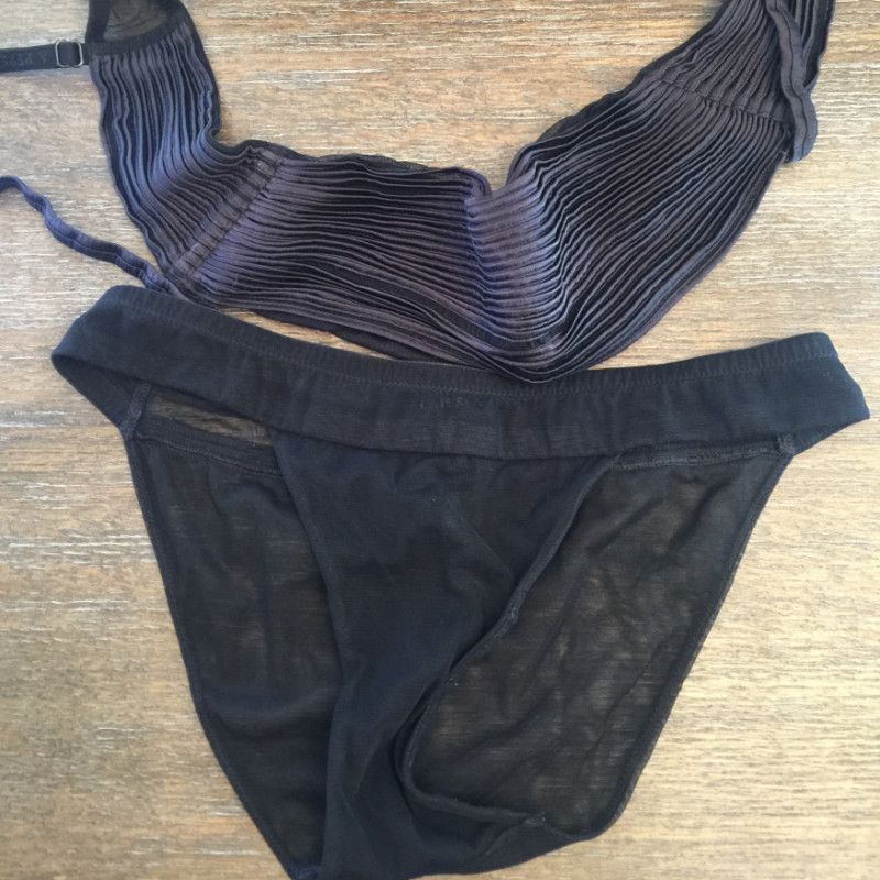 WORN LA PERLA Black lingerie set