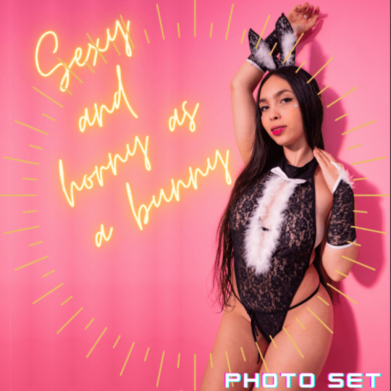 Sexy and horny as a bunny