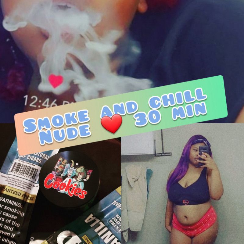 Smoking Video Chat Session