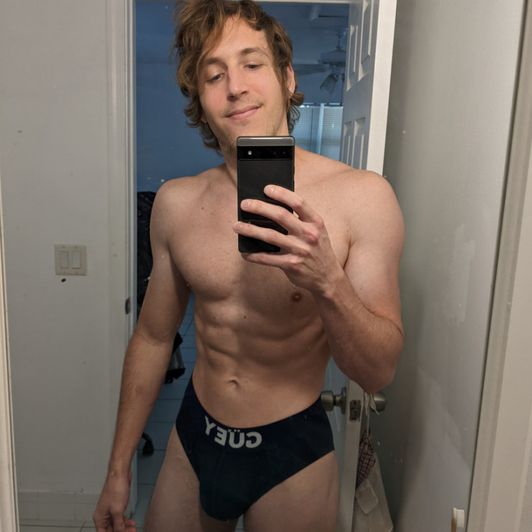 Navy Blue Guey Briefs