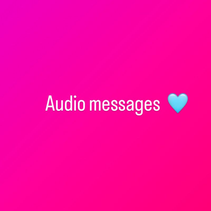 Talk to me through audio messages! 2 messages NONsexual