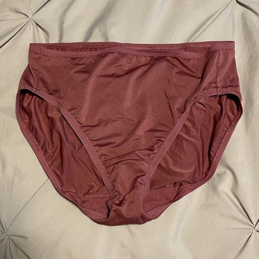 CUSTOM ORDER: Worn Nylon Panties with Photo and Note