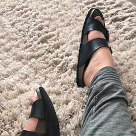 Black sandals