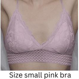 Small Pink Bra