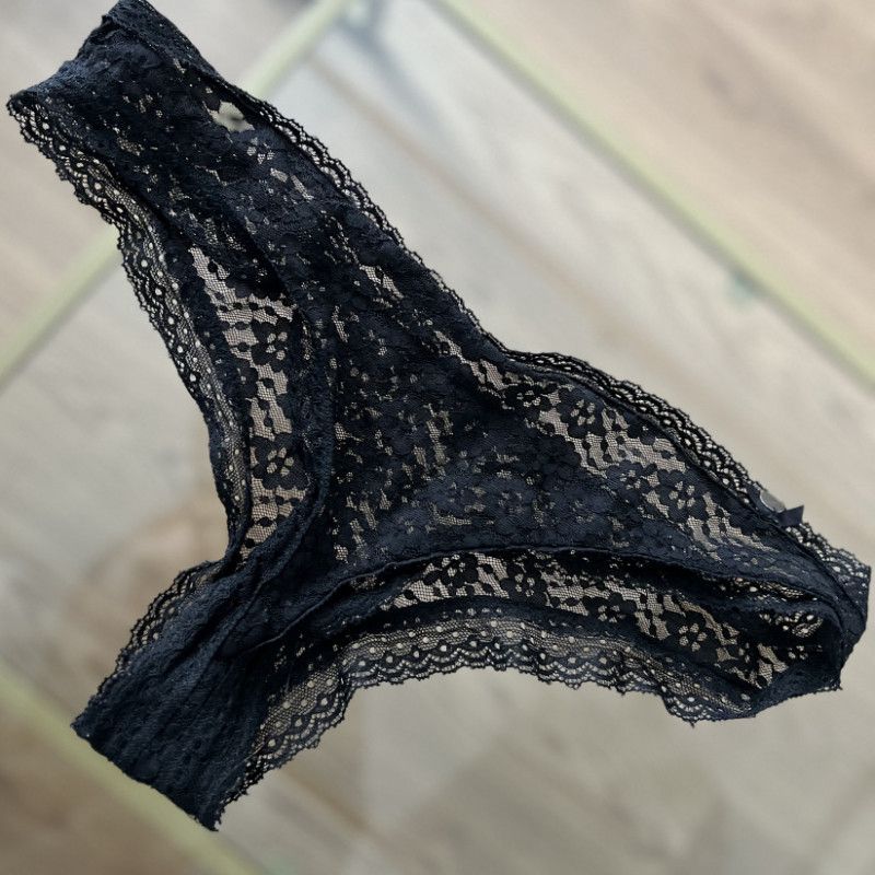 Panties black lace