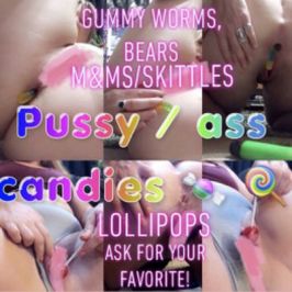 pussy ass pops candies gummies!