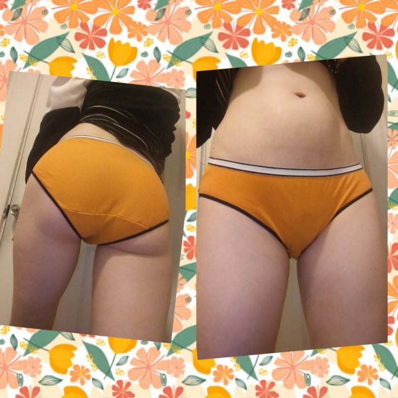 Hanes Orange Cotton Panties