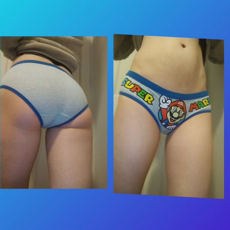 Super Mario cotton panties XS