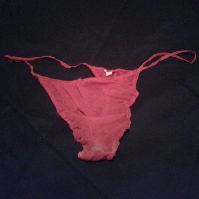 Red Mesh G String w 4 Videos