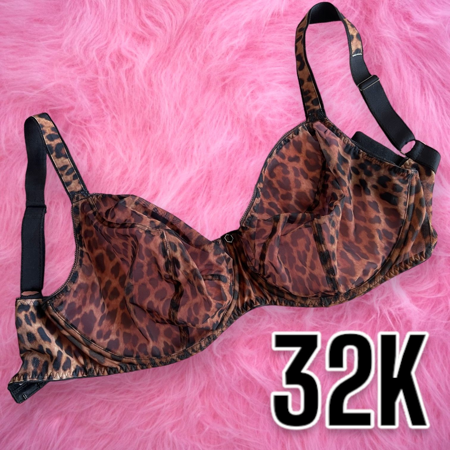 Leopard Print Bra