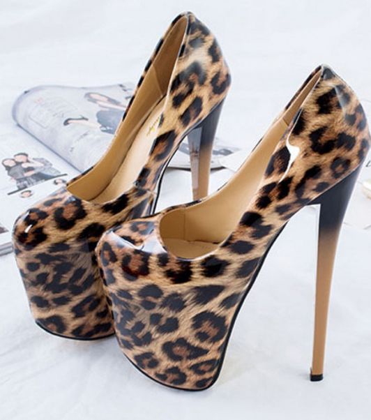 i want leopard heels