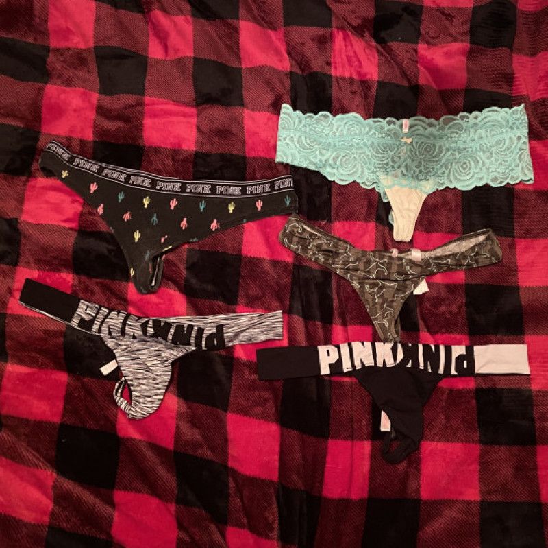 Assorted victoria secret thongs