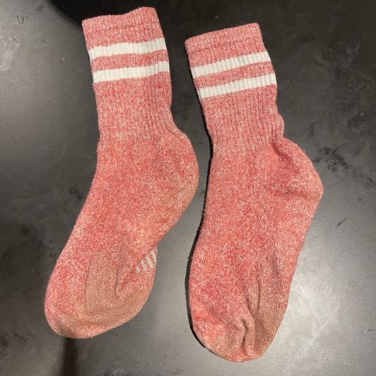 Red Crew Socks