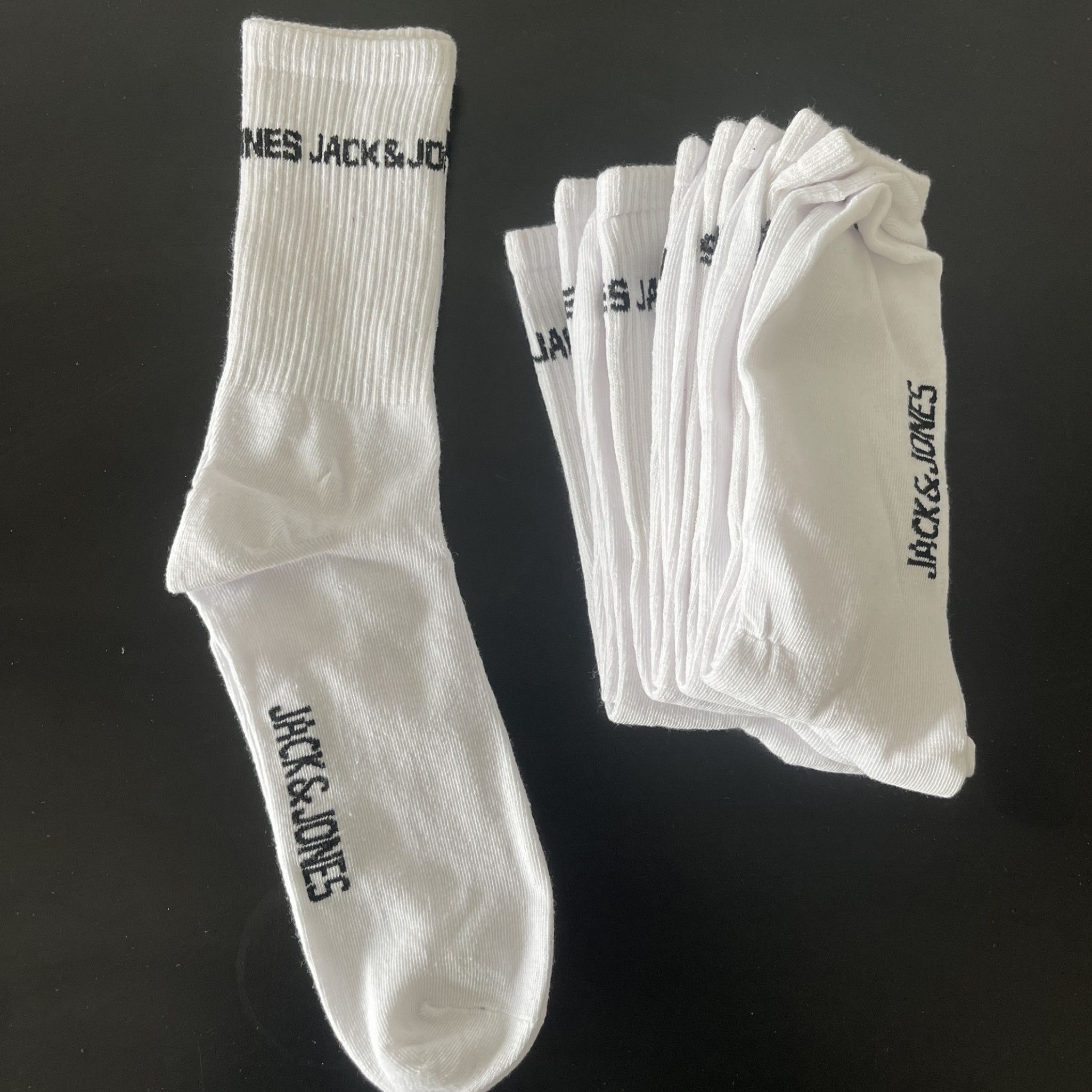 White Crew Socks