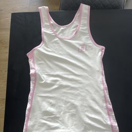 BABES Pink and White Wrestling Suit