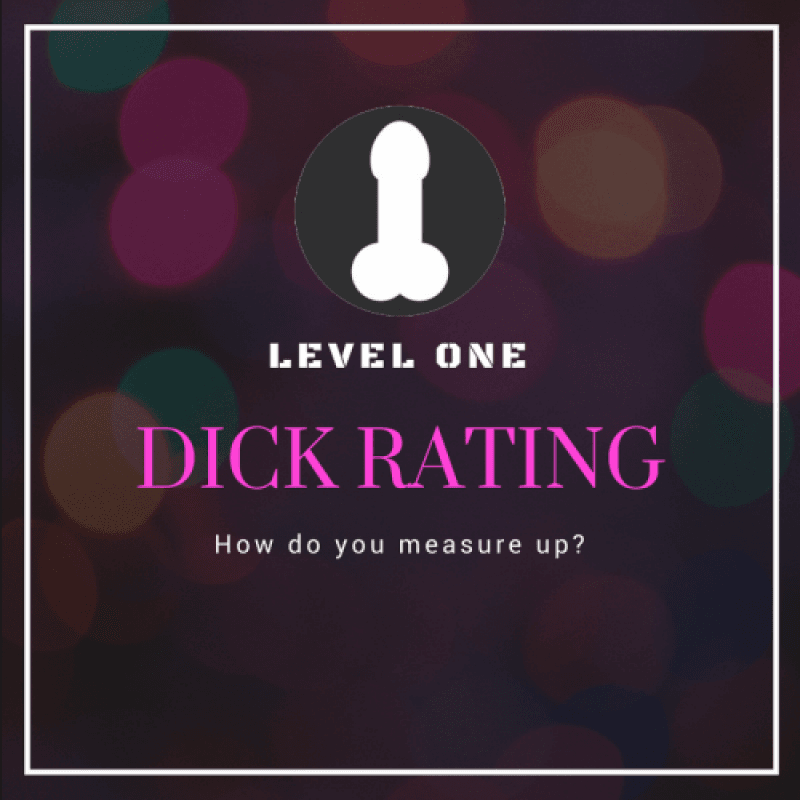 Dick Rating: Level One