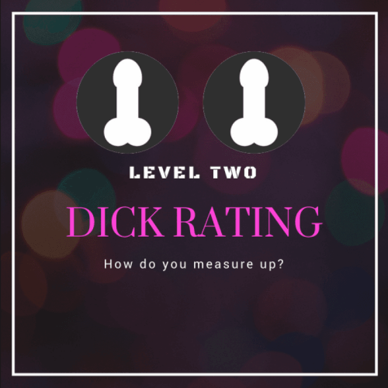 Dick Rating: Level Two