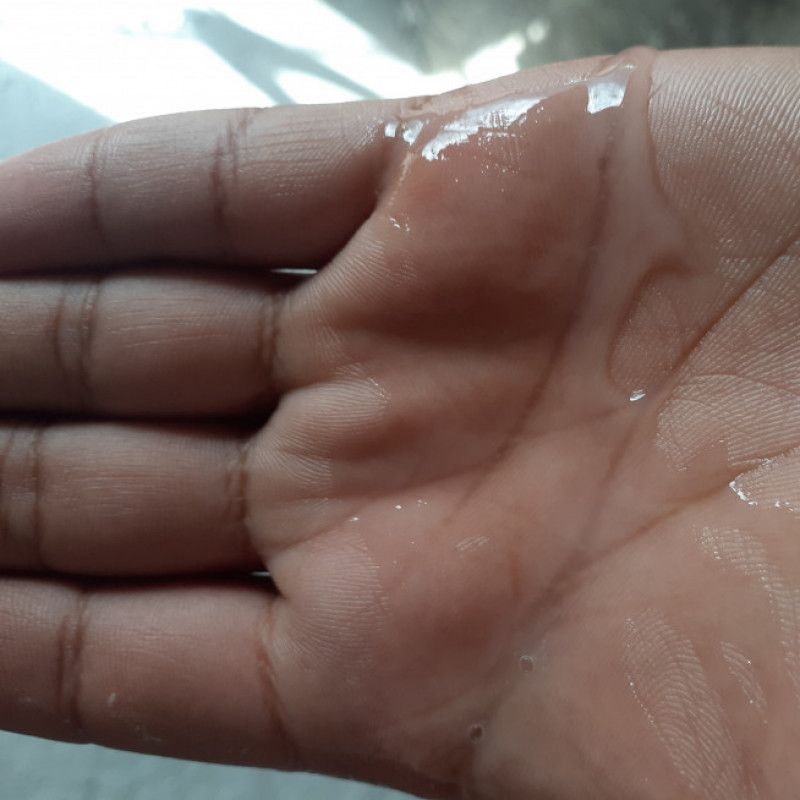 hand full of cum