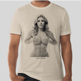 Tan Hand Bra Tee