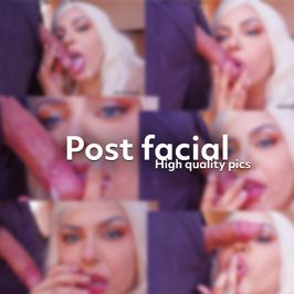 Photo Set with 9 pics with cum on my face