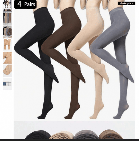 4 pairs of  pantyhose