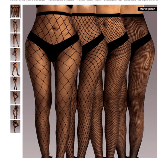 4 pairs of  fishnets