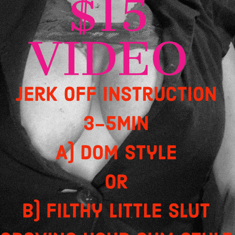 JERK OFF INSTRUCTIONAL VIDEO