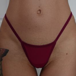 dark purple cloth g string