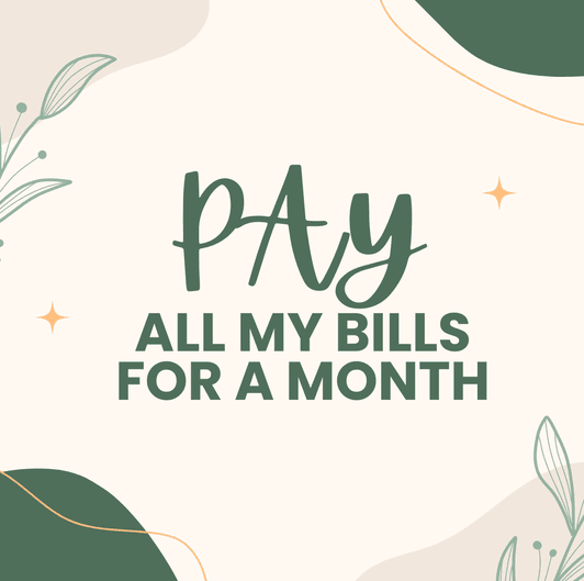 Pay My Bills For A MONTH!