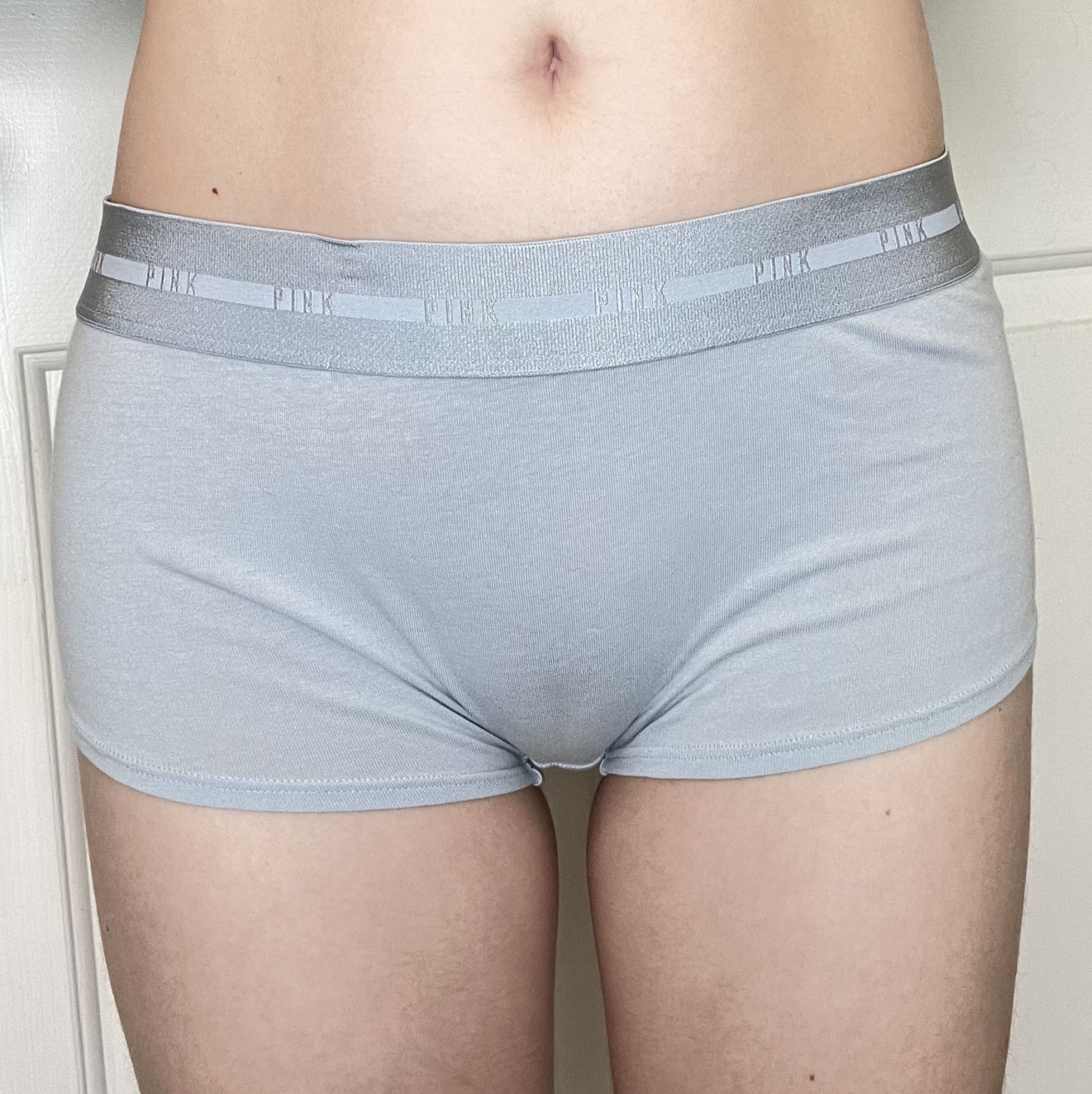 Victorias Secret Light Blue  Boyshort Panties