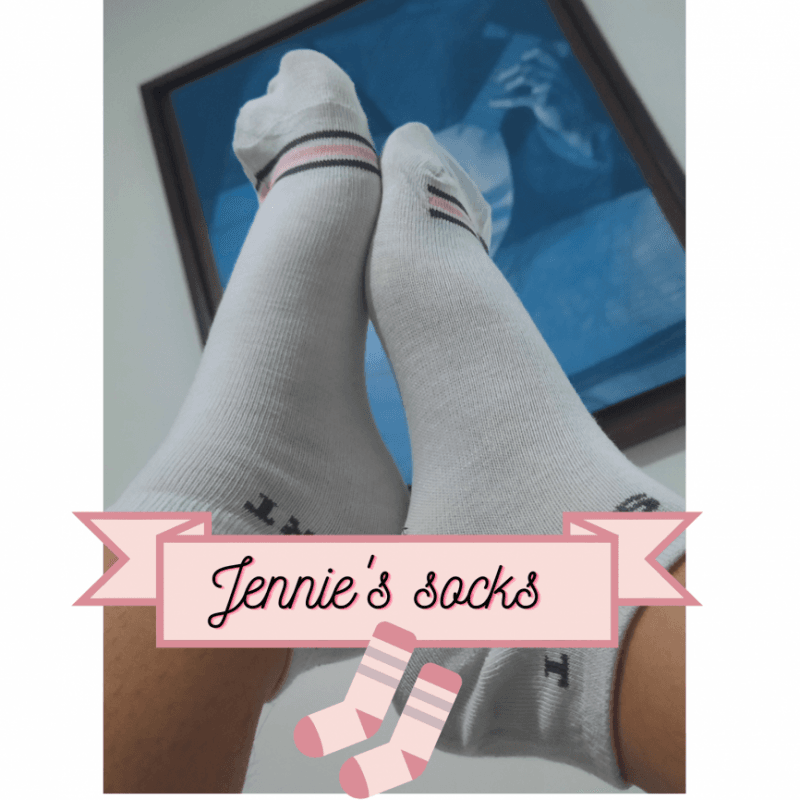 White Jennies socks