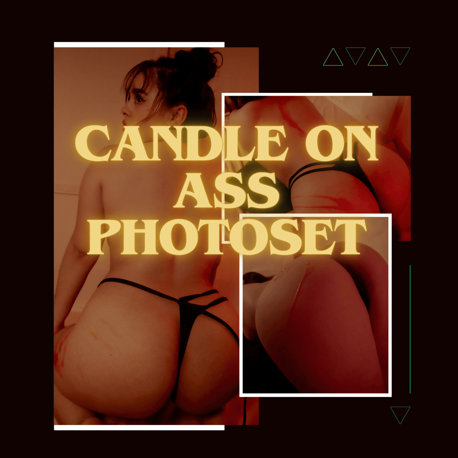 Candle on ass HD PICS