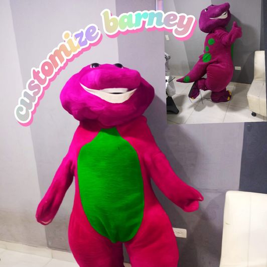 personalized Barney photos