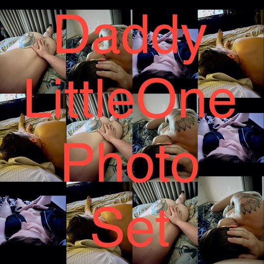 set: LittleOne laying on Daddy