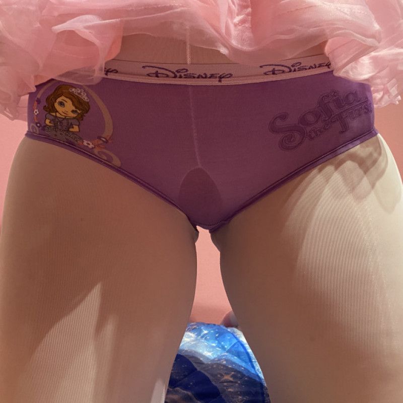 Soaked Purple Disney Dory panties