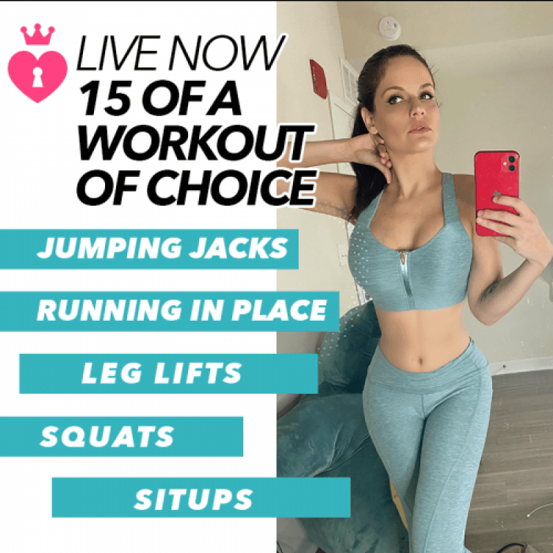 LIVE NOW: Pick 15 exercises for me to do