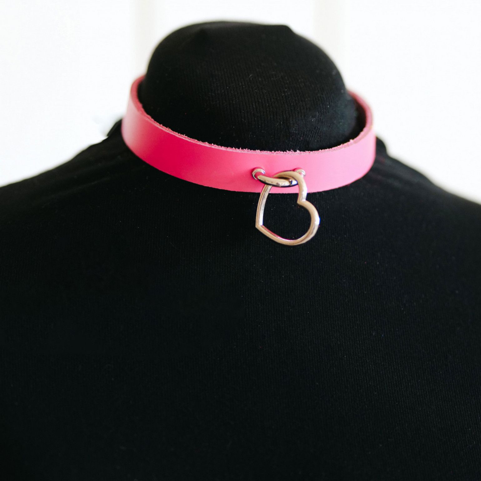 Pink Heart Collar