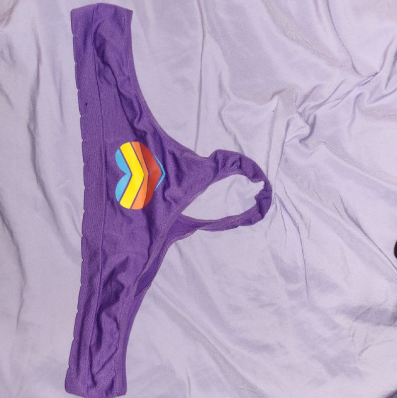 Purple Heart Thong