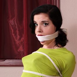 Gagged Tightly and Chair Bound