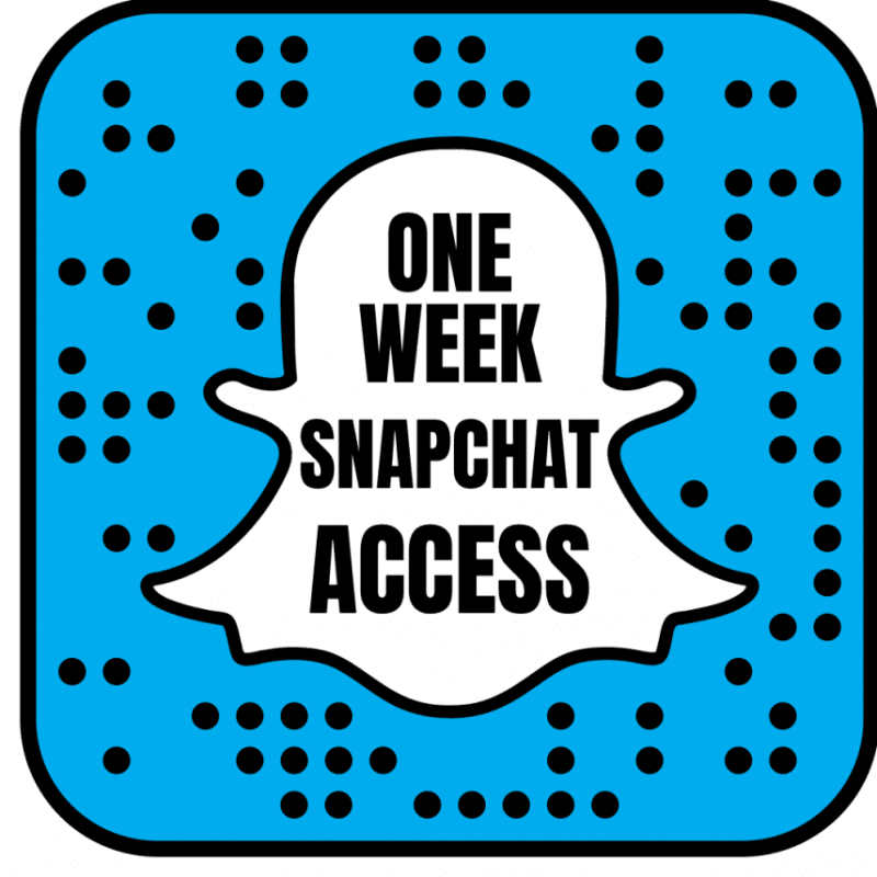 One week Snap Trial!