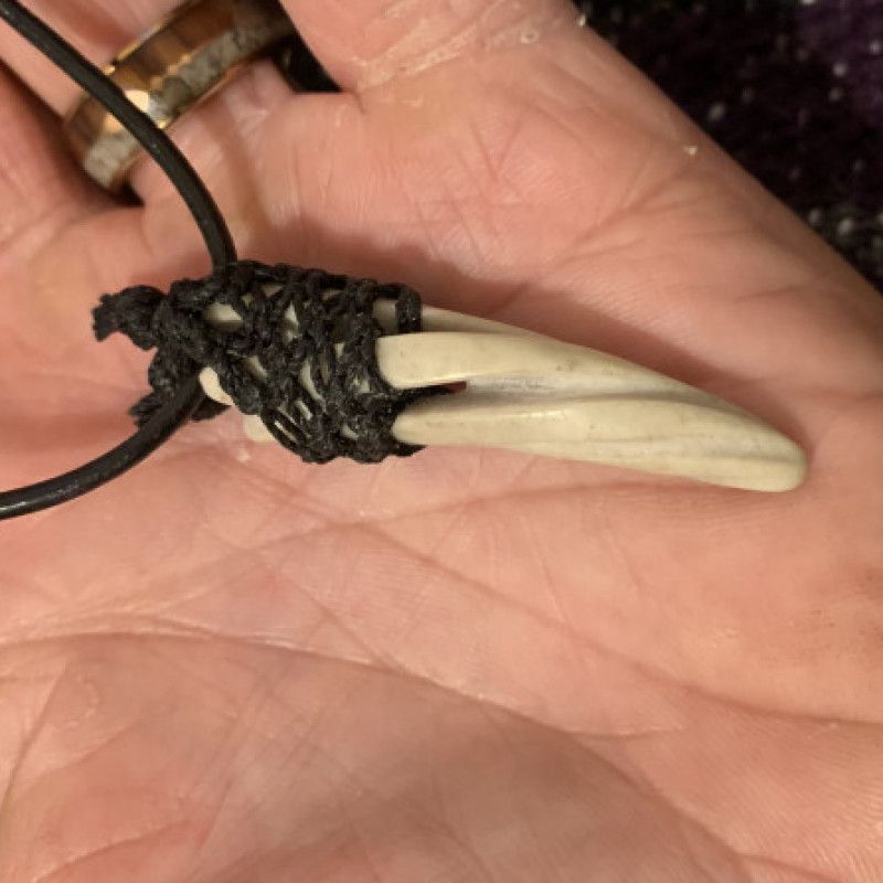 Antler tine pendant