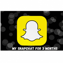 3 Month Premium Snapchat Subscription