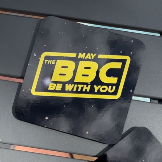May the BBC Be With You Always 2pk Coasters