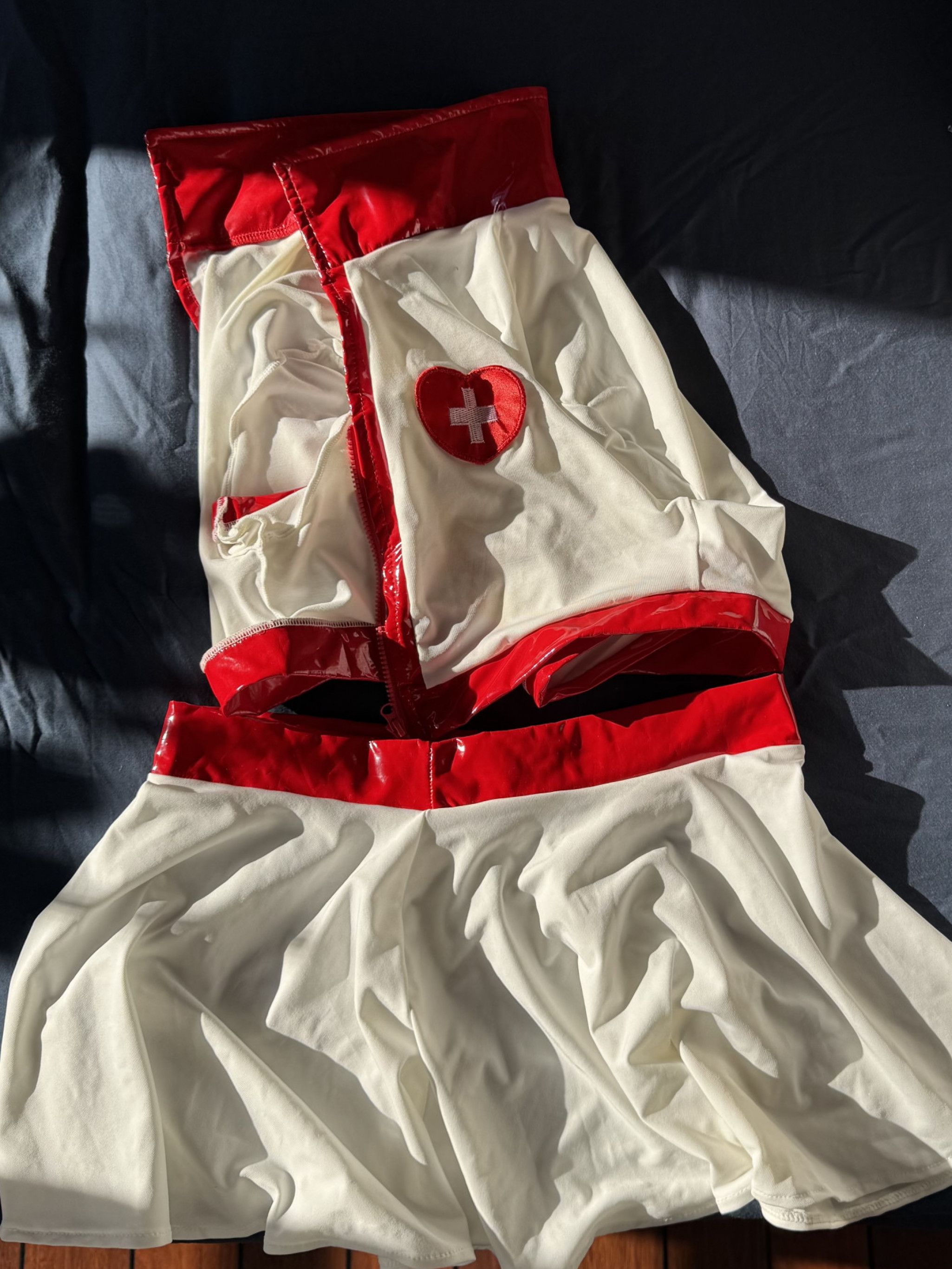 Nurse costume used by Pamsnusnu