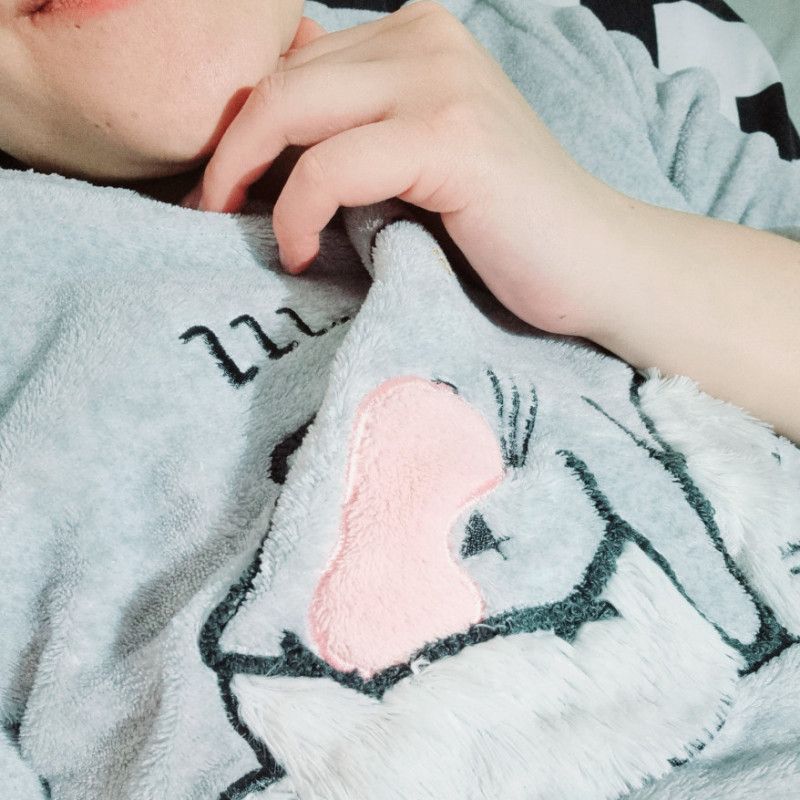 Fluffy Sleepy Cat PJs