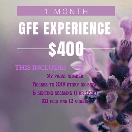 Girlfriend Experience 1 Month