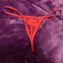 Red Micro Thong