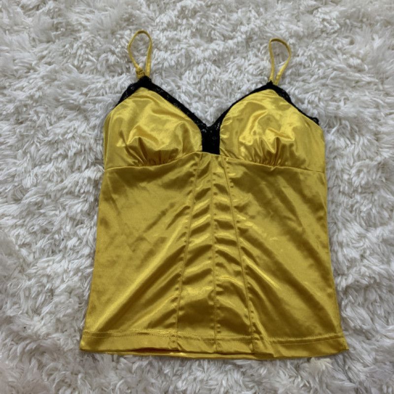 Used yellow lingerie top