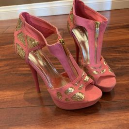 Worn Pink club heels